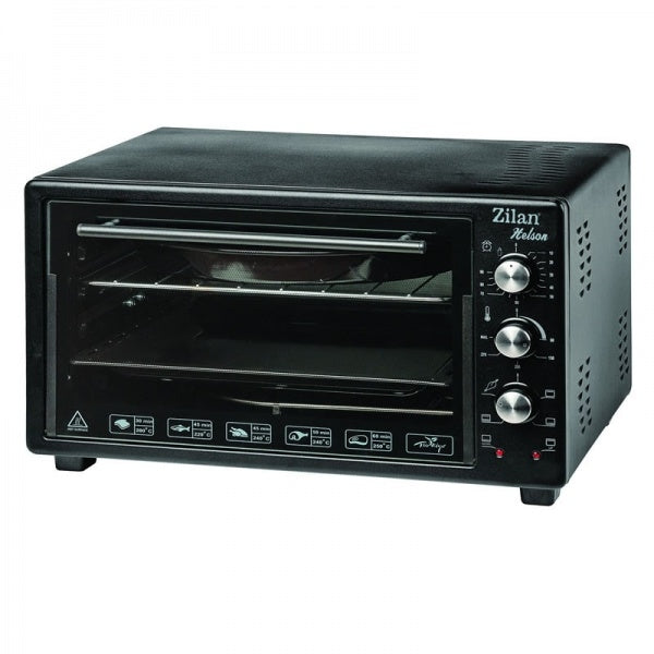Cuptor electric Zilan Helson ZLN-3130, 48 l, 1300 W, timer, interior emailat