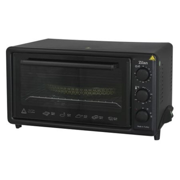 Cuptor electric ZILAN BIG TRAY ZLN-5648,NEGRU putere 1800W, 40L, timer 90 min, temperatura maxima 230 grade