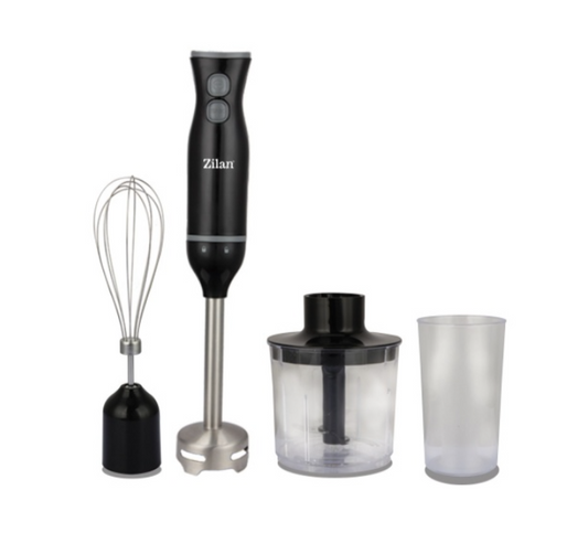 Mixer vertical Zilan ZLN5244 Negru, putere 250W, 2 viteze, mai multe capete