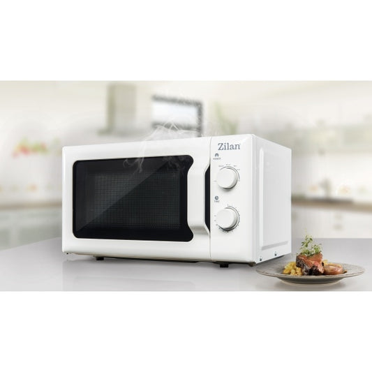 Cuptor cu microunde ZILAN Alb ZLN-1174, capacitate 20 l, 700 W