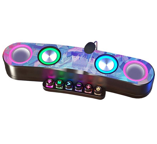 Boxa Bluetooth gaming Q YX800 cu LED RGB