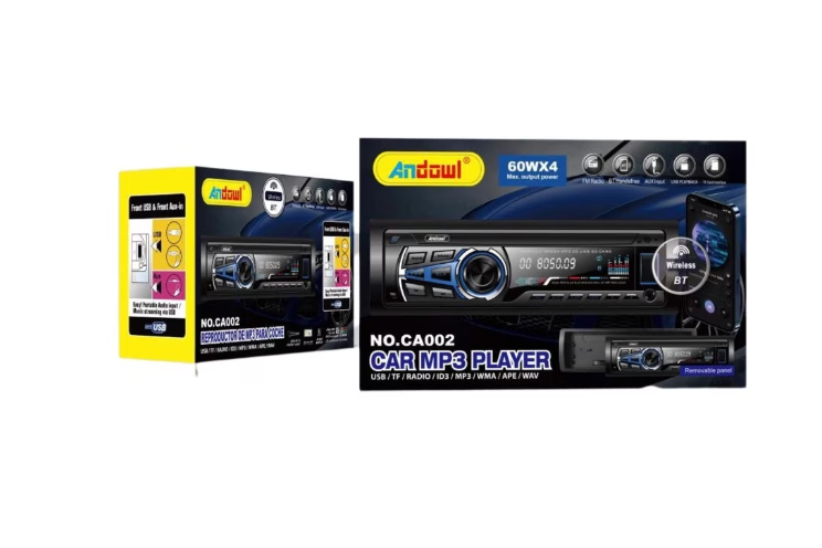 Player auto MP3 Andowl CA002 radio BT USB AUX FM