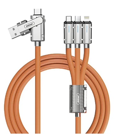 Cablu de date / Cablu de incarcare 120W Q SJ300 USB / TypeC la iOS / TypeC / Micro
