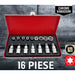 TRUSA CHEI TUBULARE TORX SI CAPETE BITI TORX 16 PIESE