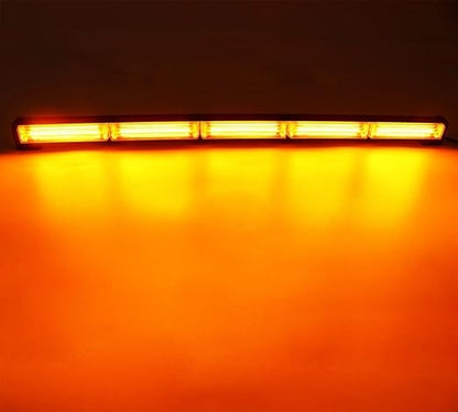Rampa avertizare galbena 6 CASETE LED COB 126W 12-24V
