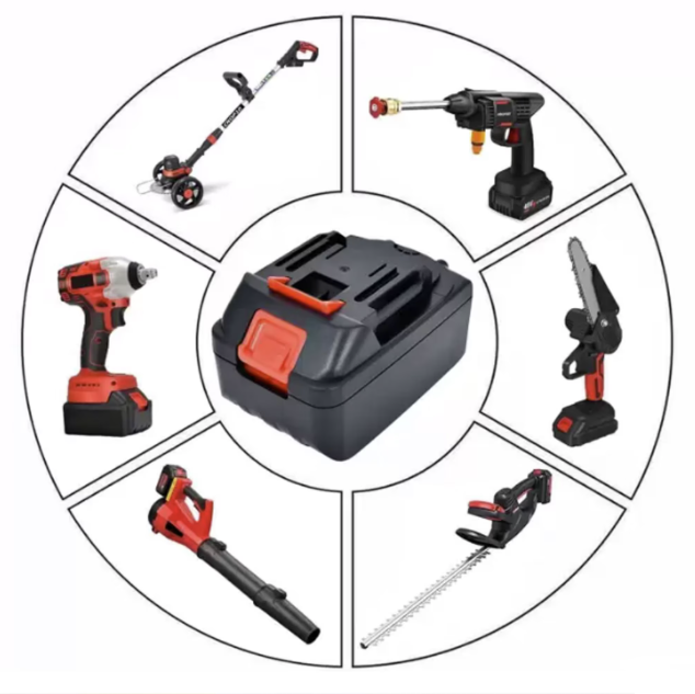 Acumulator 48V Compatibil Cu Motocoasa, Masina De Tuns Iarba, Drujba, Mini Fierastrau, Aparat De Spalat Cu Presiune