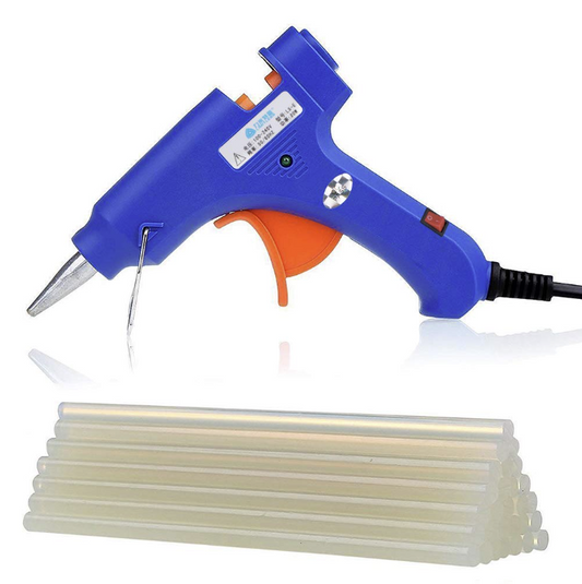 Pistol pentru lipire termoadeziva, 7 mm + 20 Batoane cadou
