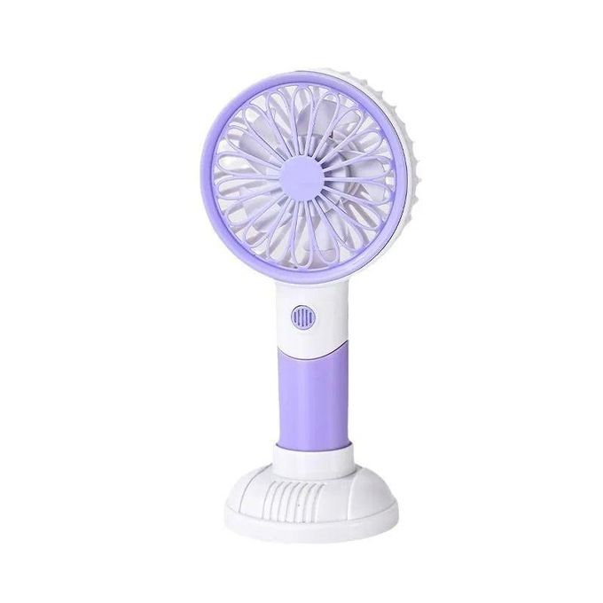 Mini ventilator de mână portabil, cu viteze reglabile, reîncărcabil