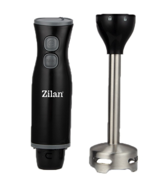 Mixer vertical Zilan ZLN5244 Negru, putere 250W, 2 viteze, mai multe capete
