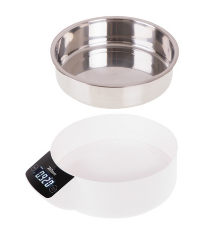 Cantar alimentar Zilan ZLN Alb, ecran digital, bol de 900ml, capacitate maxima de 5 kg