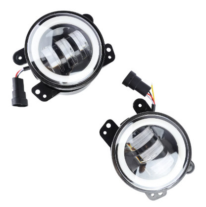 Set de 2 proiectoare Led pentru ceata si semnalizare Xentech Light 3.5 inchi ( 9 cm )