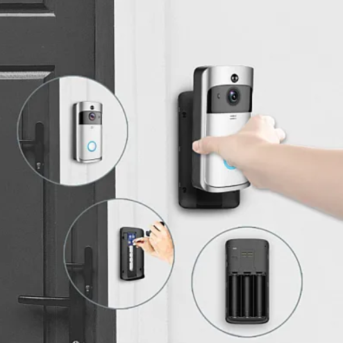 Video interfon wireless cu sonerie inclusa