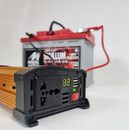 Invertor de tensiune auto KS500 putere 500W 12V 220V