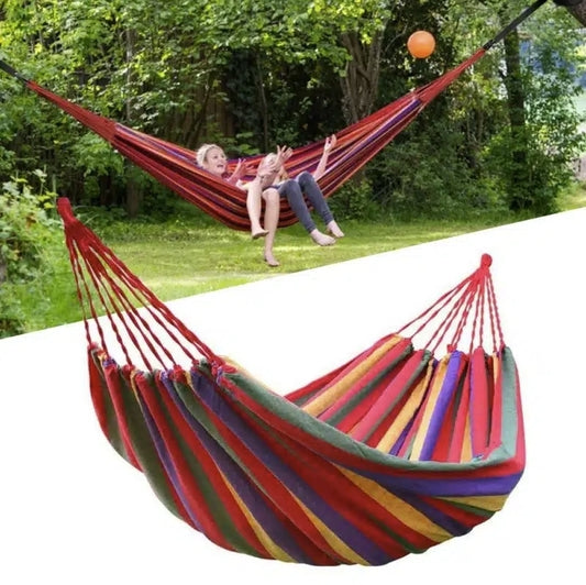 Hamac multicolor, ideal pentru gradina ta SUNSMILE