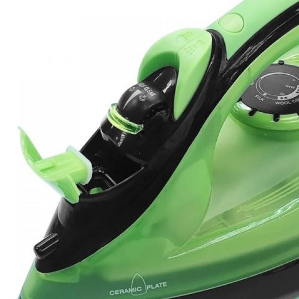 Fier de calcat talpa ceramica ZILAN ZLN-2188, Putere 2200W, calcare cu aburi si uscata, functie autocuratare