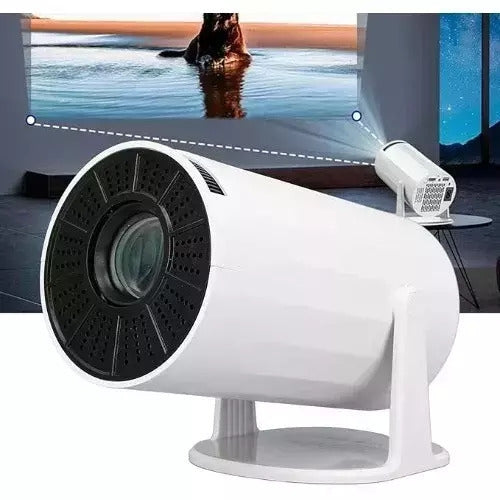 Proiector LCD HD LED cu Difuzoare Incorporate Alb