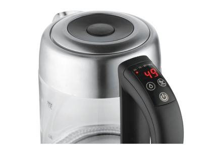 Fierbator Digital ZILAN ZLN-3949, 2200W, 1.7L, Control Temperatura, Iluminare LED, Sticla-Inox