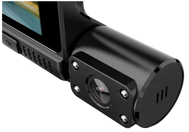 Camera auto tripla Full HD 1080P, monitor 4inch TOUCHSCREEN, bord+habitaclu+spate, rezolutie ultra, 170 grade unghi extra-larg de filmare, senzor G, vedere nocturna, Functie Foto