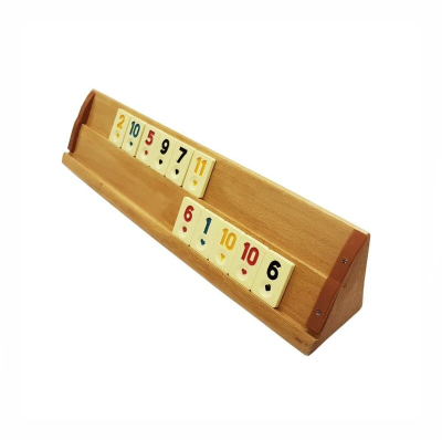 Set joc remi din lemn masiv Rummy Kardesler