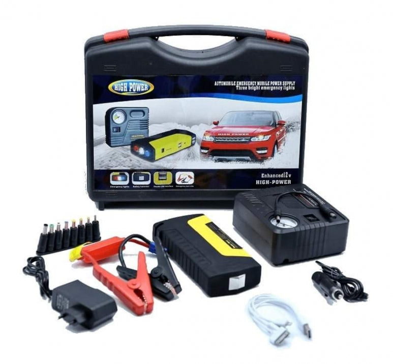 Robot pornire auto portabil cu acumulator 16800mAh, Functia de Pornire a Masinii
