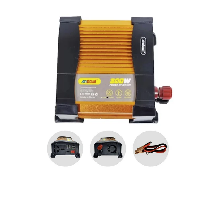 Invertor de tensiune auto KS300 putere 300W 12V 220V