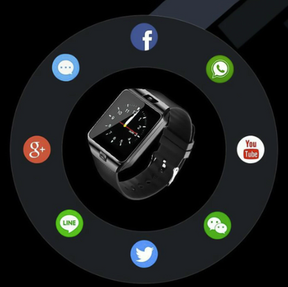 Ceas Smartwatch, functii bluetooth si Notificari (Facebook, Whatsapp)