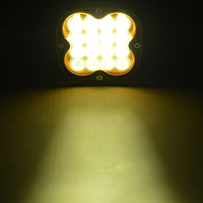 Proiector LED 36W 16 becuri geam GALBEN