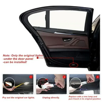 Set 2 Holograme LED cu LOGO BMW pentru Portiere