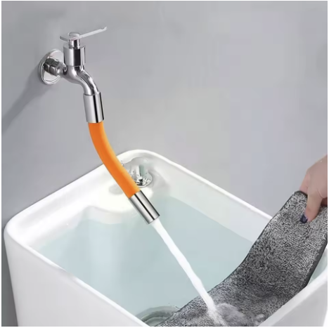Set 2 x Prelungitor Flexibil Tip Furtun pentru Robinet 50 CM