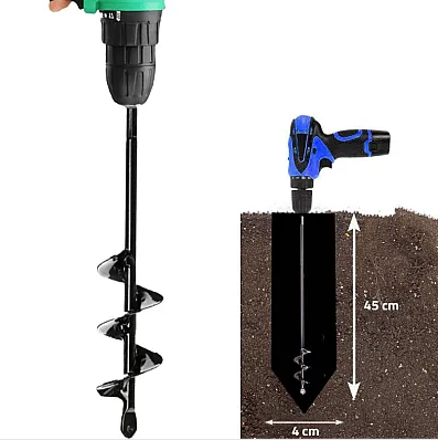 BURGHIU PAMANT 4X45CM PENTRU BORMASINA SI ROTOPERCUTOR
