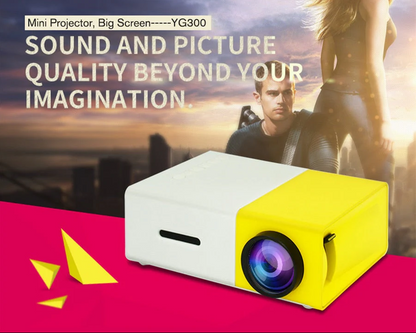 Video Proiector Mini Portabil LED 1080P Full HD