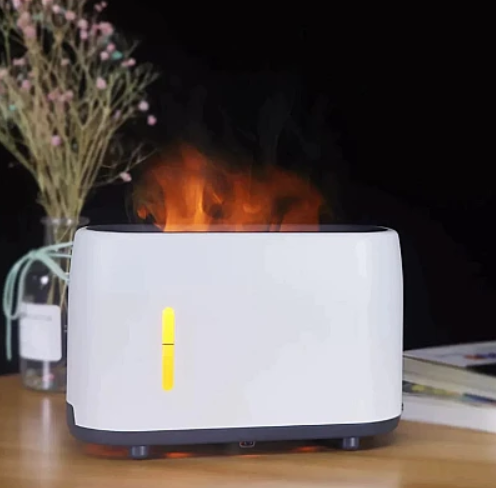 Umidificator cu difuzor de aroma cu flacara falsa Q-XJ160