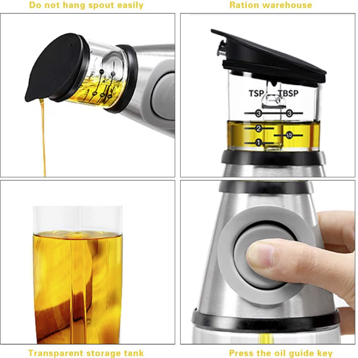 Dispenser bucatarie pentru ulei si otet 500ml