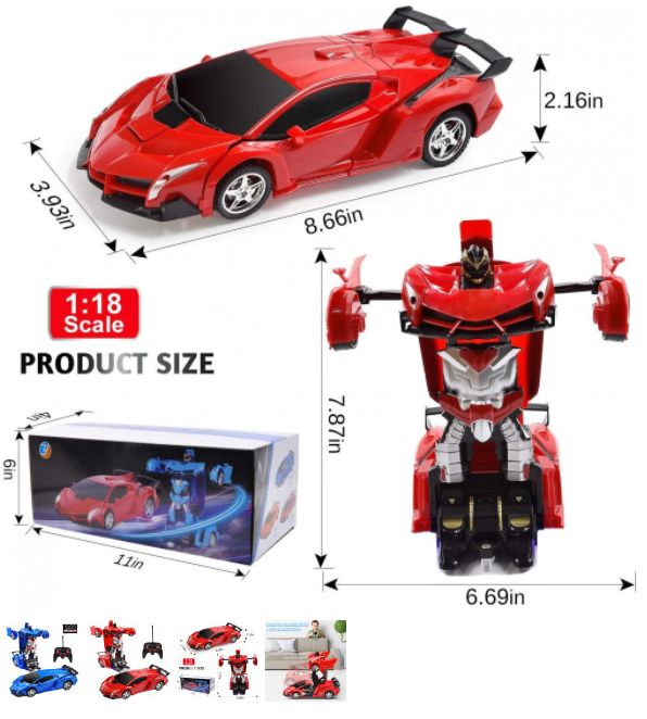MASINA TRANSFORMER CU TELECOMANDA SE TRANSFORMA IN ROBOT PRIME 1