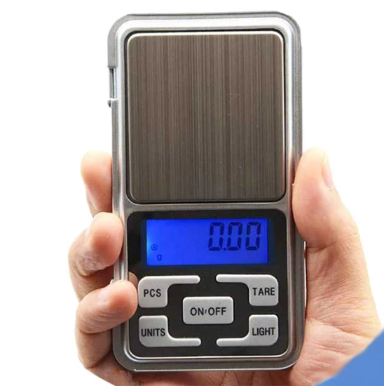 CANTAR DIGITAL PRECIZIE 0.1G, CAPACITATE 500GR, ECRAN LCD, ILUMINAT ALBASTRU.