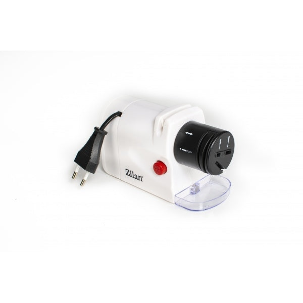 Ascutitor de cutite Zilan 15W, ultra compact, 2 nivele, ascutire si slefuire
