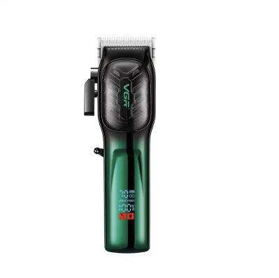 Aparat de Tuns Fara Fir, VGR V-654, Lame din Otel Inoxidabil, Baterie 2000mAh, Incarcare USB, 6 Distantiere, Verde-Negru