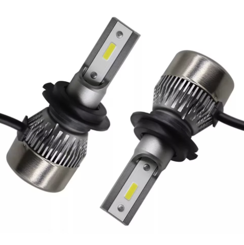 Set 2 becuri LED auto R6 H1/H8 putere 80W - 8000 Lumeni temperatura 6500k