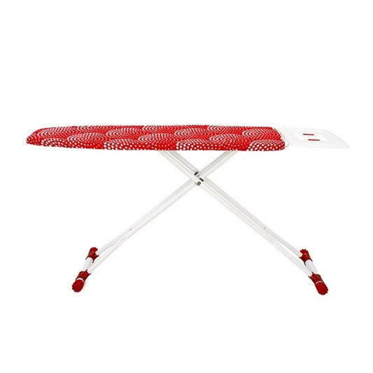 Masa de calcat ZILAN, suprafata de lucru 117x37 cm, blat metalic, suport pentru fierul de calcat