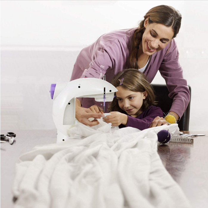 Masina de cusut electrica cu pedala Mini Sewing Machine SM-202A