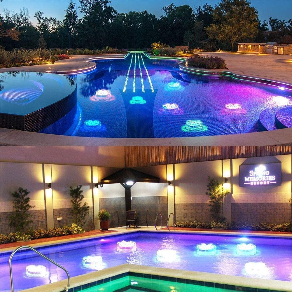 SET 4 LED SUBACVATICE AMBIENTALE CU TELECOMANDA