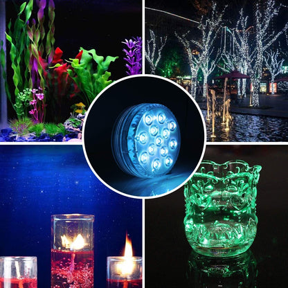 SET 4 LED SUBACVATICE AMBIENTALE CU TELECOMANDA