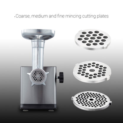 Masina tocat carne Zilan 1800 W, functie revers, tava aluminiu, accesorii carnati