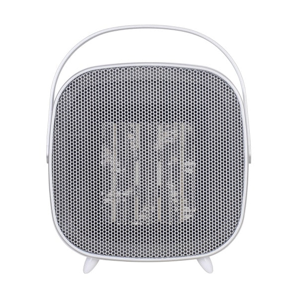 Aeroterma ceramica Zilan Alba cu maner de portabilitate, putere 1500W, timer