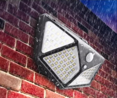 Set 3 Lampi ULTRA 100 LED Solare cu senzor de miscare si lumina 3 moduri ILUMINARE