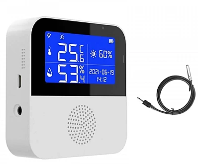 Termostat inteligent WiFi Q WD01 temperatura si umiditate display LCD 2.9inch