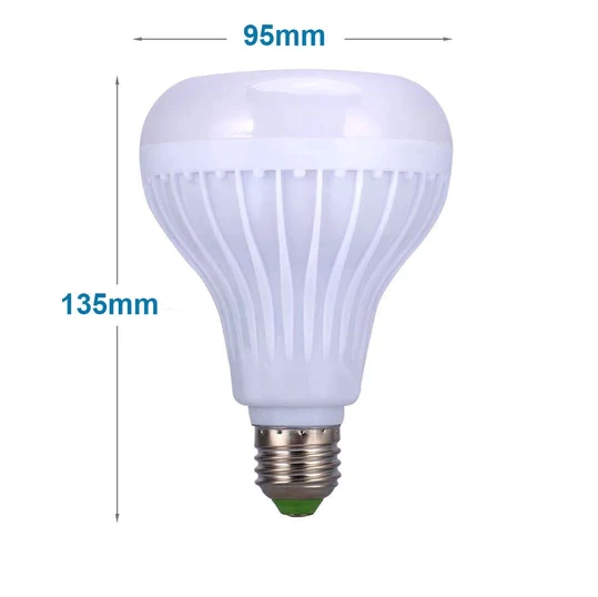 Bec LED Disco Boxa 3W Muzica Bluetooth, Telecomanda Lumini 220V