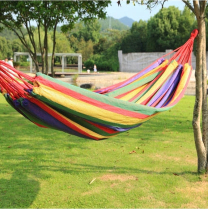 Hamac multicolor, ideal pentru gradina ta SUNSMILE