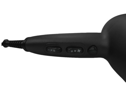 Uscator de par Zilan ZLN4872 Negru, 2000W, doua trepte de viteza, buton pentru aer rece, protectie la supraincalzire