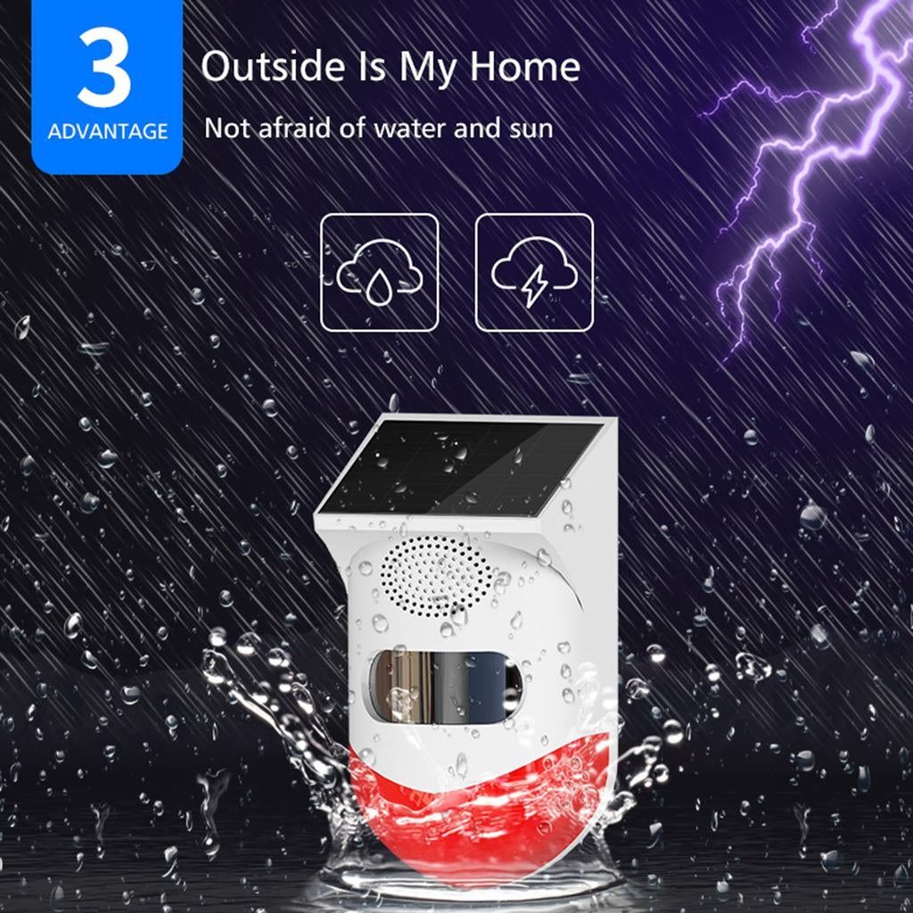 Alarma solara cu telecomanda Q BJ200 pentru exterior